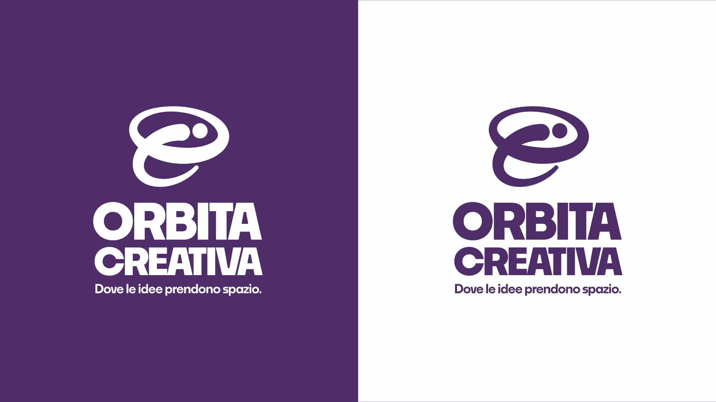 Orbita Creativa — Versioni del logo